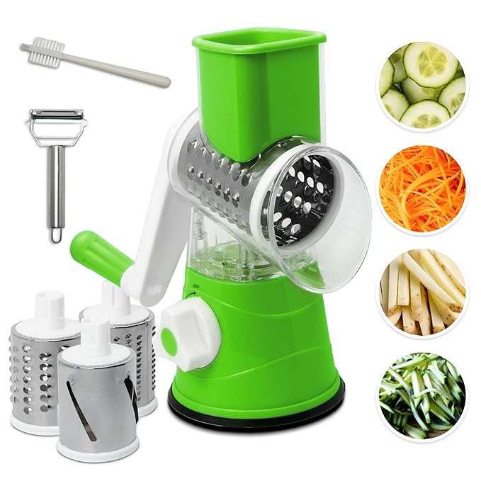 Rotary Vegetable Grater & Cutter – Multi-Function, 0.64kg